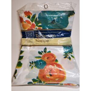 Vinyl Tablecloth - 52x 70in - Oblong Rectangle Shape